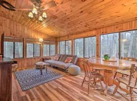 Furnished Deck and Fire Pit Lake Wallenpaupack Home