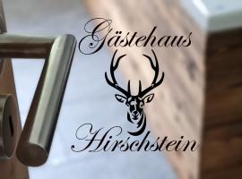 Gästehaus Hirschstein - Hochwertige Ferienwohnung in sehr ruhiger Lage direkt am Fluss Göltzsch，位于赖兴巴伊姆福格特兰的带停车场的酒店