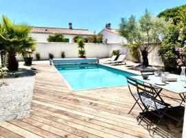 Villa pour 10 avec piscine, La Flotte en Ré，位于拉弗洛特的酒店