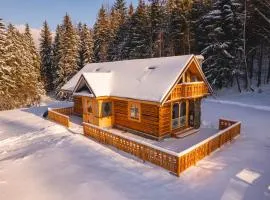 Oskarówka domek w górach na odludziu z jacuzzi i sauną - kominek i Netflix