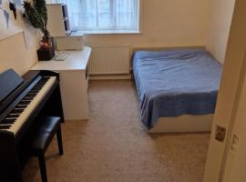 Double room for One Person in 3 beds flat，位于伦敦的度假短租房