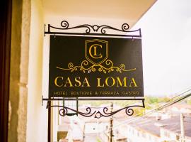 CASA LOMA HOTEL BOUTIQUE & TERRAZA GASTRO，位于波帕扬的酒店