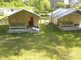 Safaritent op Camping la Douane，位于瑟穆瓦河畔夫雷斯的露营地