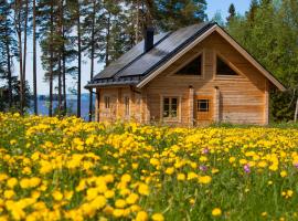 Blockhaus am See - Komfort umgeben von Natur!，位于Nälden的别墅