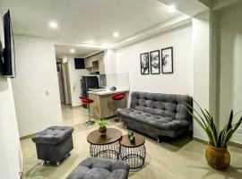 Apartamento encantador en bello(cabañas)，位于贝约的酒店