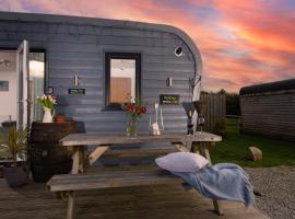 Wheal Tor- Beautifully Fitted Wooden Lodge Helston Cornwall，位于赫尔斯顿的酒店