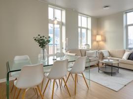 Elegant Bergen City Center Apartment - Ideal for business or leisure travelers，位于卑尔根南森中心附近的酒店