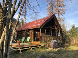 Morning Star Log Cabin，位于尼尔逊的自助式住宿