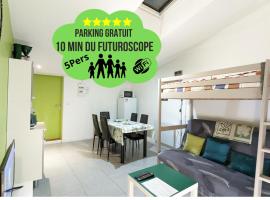 Appartement entier meublé à Beaumont proche Futuroscope et Poitiers Technopole，位于Beaumont的酒店