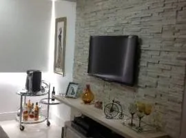 Apartamento fino e decorado.