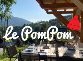 Pom Pom, 3 bedroom apt with stunning mountain views-Samoëns，位于萨莫安斯的公寓