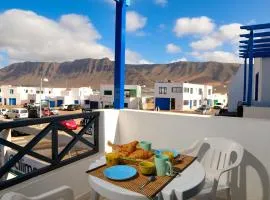 Casa Hespi-view to Famara Beach