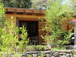 Wooden lodge with jacuzzi，位于Rečica ob Savinji的酒店