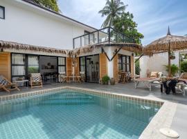 Manao Pool Villa 3 - 5 Mins Walk To The Beach，位于高兰的乡村别墅