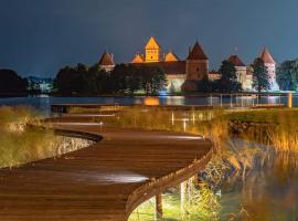 2 kambarių apartamentai su virtuve, Trakų miesto centre，位于特拉凯的酒店