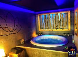 VIP LOUNGE Appartement avec Jacuzzi et jardin，位于Andenne的酒店