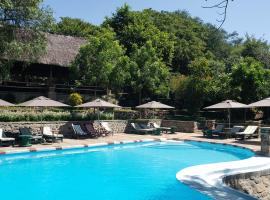 Ng'ona Lodge，位于Maganga玛杰特野生动物保护区和非洲公园总部附近的酒店