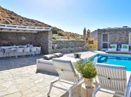 Luxurious & Stylish villa with a swimming pool, sea and sunset view.