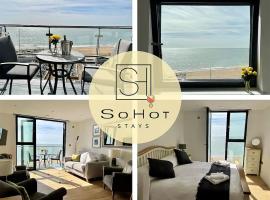 SoHot Stays Royal Sands Seaview Apt Free Parking Sleeps 4，位于拉姆斯盖特的公寓