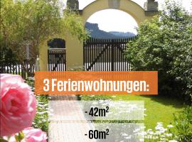 Ferienwohnung Zum Lilienstein，位于巴特尚道的家庭/亲子酒店