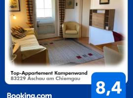 Top-Appartement direkt an der Kampenwandbahn，位于基姆高地区阿绍坎彭万特缆车附近的酒店