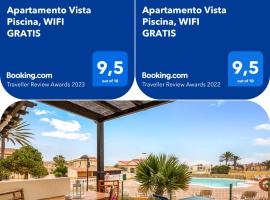 Apartamento Vista Piscina o Terraza, Wifi GRATIS，位于科斯塔卡玛的酒店