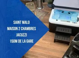 Saint Malo - Jolie Maison avec Jacuzzi 150m gare
