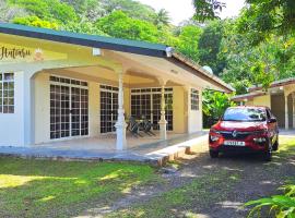 Hutiarii house & car & excursions Raiatea，位于Tevaitoa的度假屋