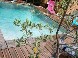Maison de 2 chambres avec piscine partagee jardin clos et wifi a Saint Pierre