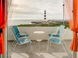 Vista Faro-Apartamento con balcón que mira al mar