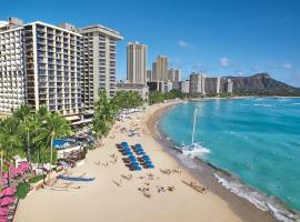 OUTRIGGER Waikiki Beach Resort，位于檀香山夏威夷大学玛诺分校附近的酒店