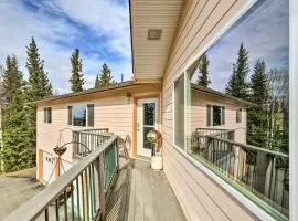 Hillside Anchorage Home by Hiking and Biking Trails!