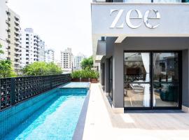 ZEE Studios a 200m da beira-mar norte，位于弗洛里亚诺波利斯的海滩短租房
