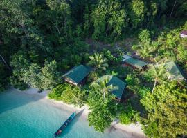 Raja Ampat Eco Lodge，位于Tapokreng的山林小屋