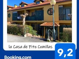 La Casa de Fito cerca del centro de Comillas，位于柯米拉斯的海滩短租房