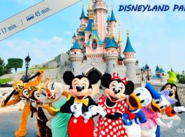 Pause entre deux Meaux ► Proche Disneyland Paris ► WiFi ► Netflix ► 24/24h，位于本嘉德的度假屋