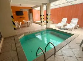 Hotel Thermas da Mantiqueira - Poços de Caldas - De frente para a Praça Central e Relógio Floral