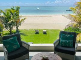 Summer Breeze Beachfront Luxury Apartment Pointe d'Esny，位于埃斯尼角的酒店