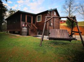 Smoky Hollow Outdoor Resort - Log Cabin，位于赛维尔维尔的度假园