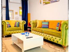 Élégante Maison ' in Sidi Bou Saïd confartable, Spacieux, Central，位于西迪·布·赛义德的度假屋