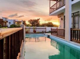 4 Bedrooms Ocean View Villa at Bel Ombre Mauritius，位于贝隆布尔的公寓