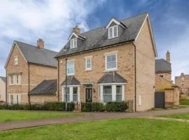 Detached family house with private garden.
