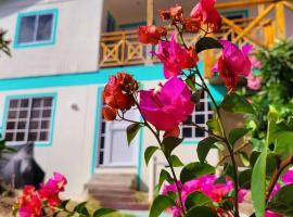 Colorful Garden House，位于普罗维登西亚的海滩短租房