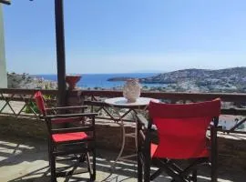 Zenios Andros-Cycladic house overlooking Batsi bay