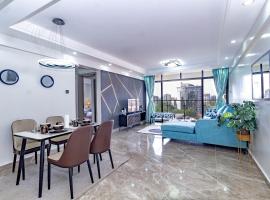 Lovely 2 bedroom Condo with stunning city views，位于内罗毕的酒店