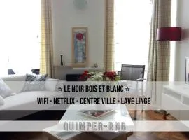 LE NOIR BOIS ET BLANC - Studio - Wifi - Centre Ville - Entrée Autonome