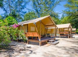 Ara Dinawan Island Resort，位于帕帕尔的豪华帐篷营地
