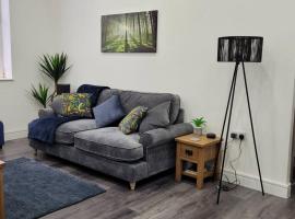 Contemporary 1 Bed Apartment, In Central Buxton，位于巴克斯顿的公寓