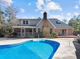 Southern Pines Getaway with Pool & Movie Theater!