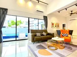 Kuala Selangor Modern Homestay with Pool 20pax